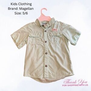 Magellan Outdoors Mint Green Relaxed Fit Shirt